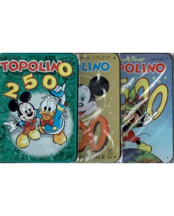 Topolino copertine in metallo 500-1500-2500 ed. Panini Comics Gd53