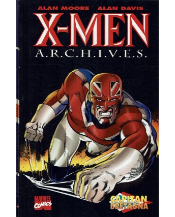 X Men archives Capitan Bretagna s. COMPLETA 1/2 di Moore ed. Marvel Comics SU42