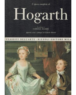 Classici arte 15 Hogarth di G. Baldini ed. Rizzoli FF08