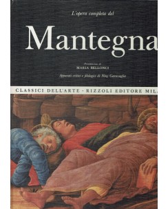 Classici arte  8 Mantegna di M. Bellonci ed. Rizzoli FF08