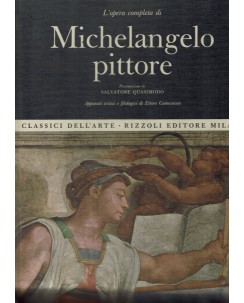 Classici arte  1 Michelangelo pittore di S. Quasimodo ed. Rizzoli FF08