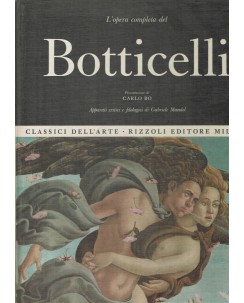 Classici arte  5 Botticelli di C. Bo ed. Rizzoli FF08