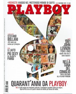 Playboy n. 48 nov. 2012 quarant'anni da Playboy ed. Playboy FF14
