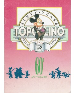 Topolino 60 anniversaio album 8 figurine ed. Disney BO08
