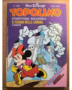 Topolino n.1508 * GADGET TESSERE ARCHIMEDE * 21 ottobre 1984