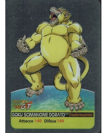 Lamincards Dragon Ball GT Edibas Serie Smeraldo Goku scimmione dorato 112 Gd24