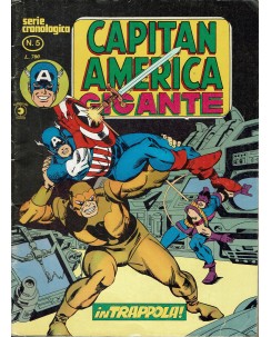 Capitan America gigante serie cronologica n.  6 in trappola ed. Corno FU03