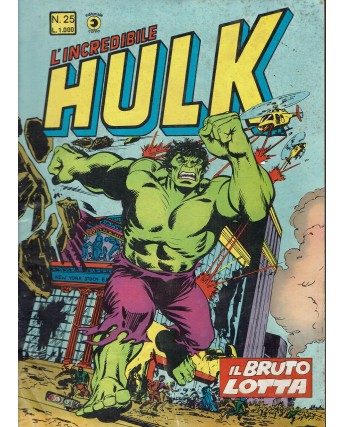 L'Incredibile Hulk n.25 il brutto lotta ed. Corno FU03