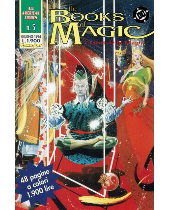 All American Comics  5 the books of magic libri della magia ed. Comic Art SU45