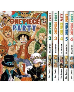 One Piece Party  1/6 sequenza COMPLETA di Eiichiro Oda ed. Star Comics SC09