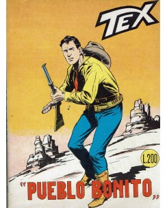 Tex  71 Pueblo Bonito prima edizione Lire 200 MG CONTINUA no insert Bonelli BO11