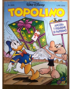 Topolino n.2009 * GADGET 7 FIGURINE DI PAPERINO * 31 maggio 1994