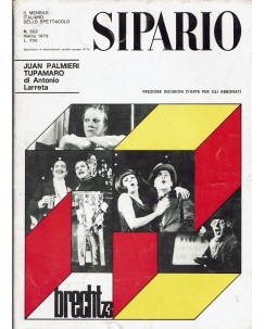 Sipario n. 322 mar. 1973 Juan Palmieri Tupamaro ed. Sipario FF11