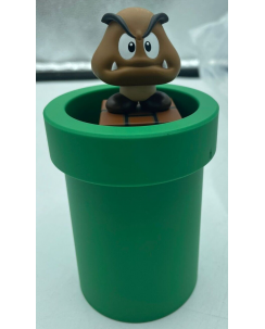Super Mario Goomba + moneta + scatola action figure no box 8 cm Gd54