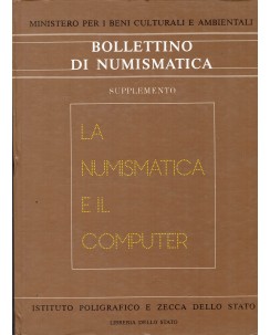 Bollettino di numismatica suppl. numismatica e computer ed. Libreria Stato FF10