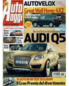 Auto Oggi  52 gen. 2007 Audi Q5 Suv cinese ed. Mondadori FF18