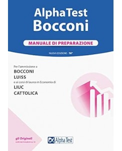 Alpha Test Bocconi manuale preparazione XVII edizione NUOVO ed. Alpha Test FF21