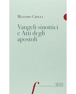 Massimo Grilli : Vangeli sinottici Atti Apostoli NUOVO ed. Fondamenta EDB B28