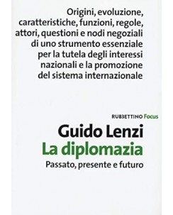 Guido Lenzi : la diplomazia NUOVO ed. Rubettino B28