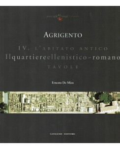 Ernesto De Miro : Agrigento IV abitato antico ed. Gangemi A93