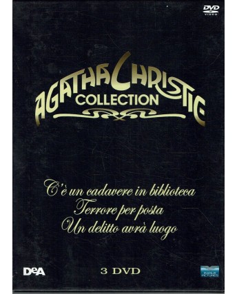 DVD Agatha Christie collection 3 dischi ITA usato ed. Eagle Pictures B41