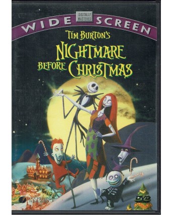 DVD Nightmare before Christmas ITA usato ed. Widescreen B21