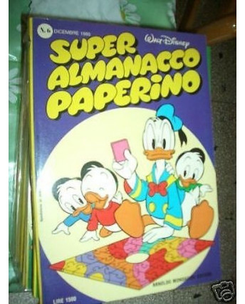 Super Almanacco Paperino N. 6 Ed. Mondadori