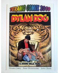 Cartolina Dylan Dog: Il Sogno della Tigre Teramo Comix '10 XVIII S. Classic BO08