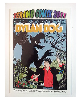 Cartolina Dylan Dog: Ombre * Teramo Comix 2011 Anno XIX Serie Classic BO08