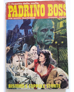 Padrino Boss n. 3 BISINISS E COPPOLE STORTE ed. Pinguino 1973 FU07