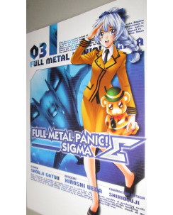 Full Metal Panic! Sigma n. 3 di Gatou, Ueda, Ji - Ristampa ed. Planet Manga
