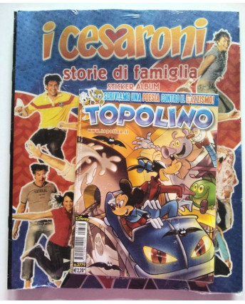 Topolino n.2779 * BLISTERATO! *  IN OMAGGIO ALBUM FIGURINE I CESARONI * 3/3/09