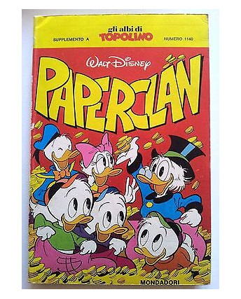 Classici Disney Prima Serie : PAPERCLAN bollino punti ed. Mondadori BO04