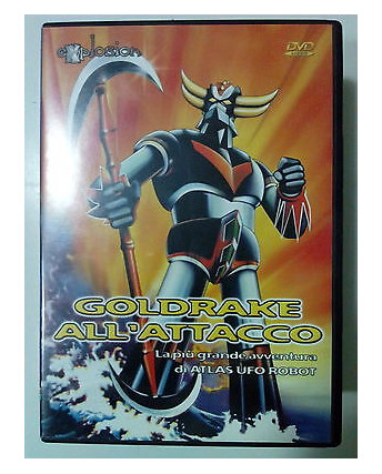 DVD Goldrake all'Attacco - Atlas Ufo Robot USATO ITA B17