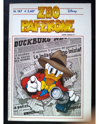 Zio Paperone n. 187 di Carl Barks ed. Walt Disney