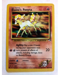 P0035 POKEMON - Blaine's Ponyta 63/132 * Gym Heroes - EN Common