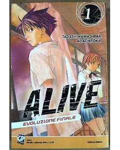 Alive: Evoluzione Finale n. 1 di T. Kawashima, Adachitoka ed.GP  NUOVO