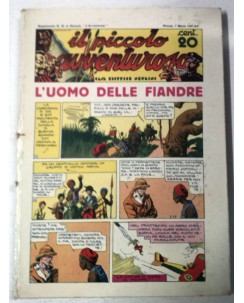 Il piccolo avventuroso: L'Uomo delle Fiandre - 1937 - Ed. Nerbini FU17
