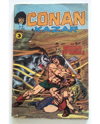 Conan e Kazar n. 9 * A * ed. Corno