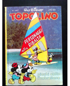 Topolino n.1447 - 21 agosto 1983 - ed. Mondadori