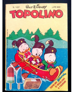 Topolino n.1437 ed. Walt Disney - Mondadori