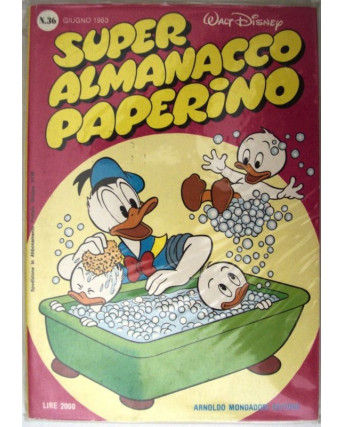 Super Almanacco Paperino N.36 Giugno 1983 -  Ed. Mondadori