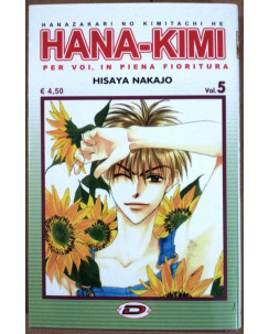 Hana-Kimi n. 5 di Hisaya Nakajo ed. Dynamic NUOVO