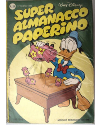 Super Almanacco Paperino N.28 Ottobre 1982 -  Ed. Mondadori