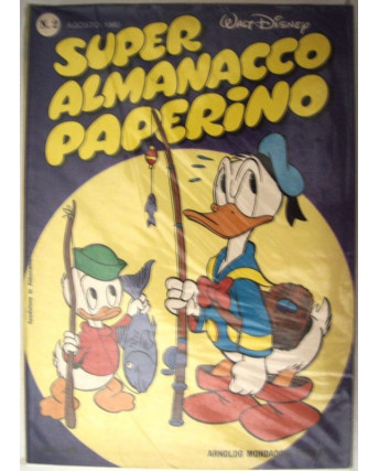Super Almanacco Paperino N. 2 Agosto 1980 -  Ed. Mondadori