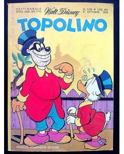 Topolino n.1193 8 ottobre 1978 ed. Mondadori
