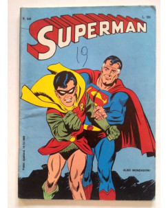Albo Mondadori Superman n. 644 ed. Mondadori 1969