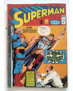 Superman Nuova Serie n. 2 - a colori * ed. Williams 1972