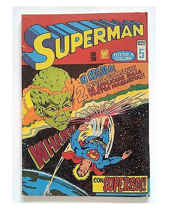 Superman Nuova Serie n. 5 - a colori * ed. Williams 1972