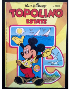 Topolino Estate - Suppl. Almanacco Topolino n.331 1984